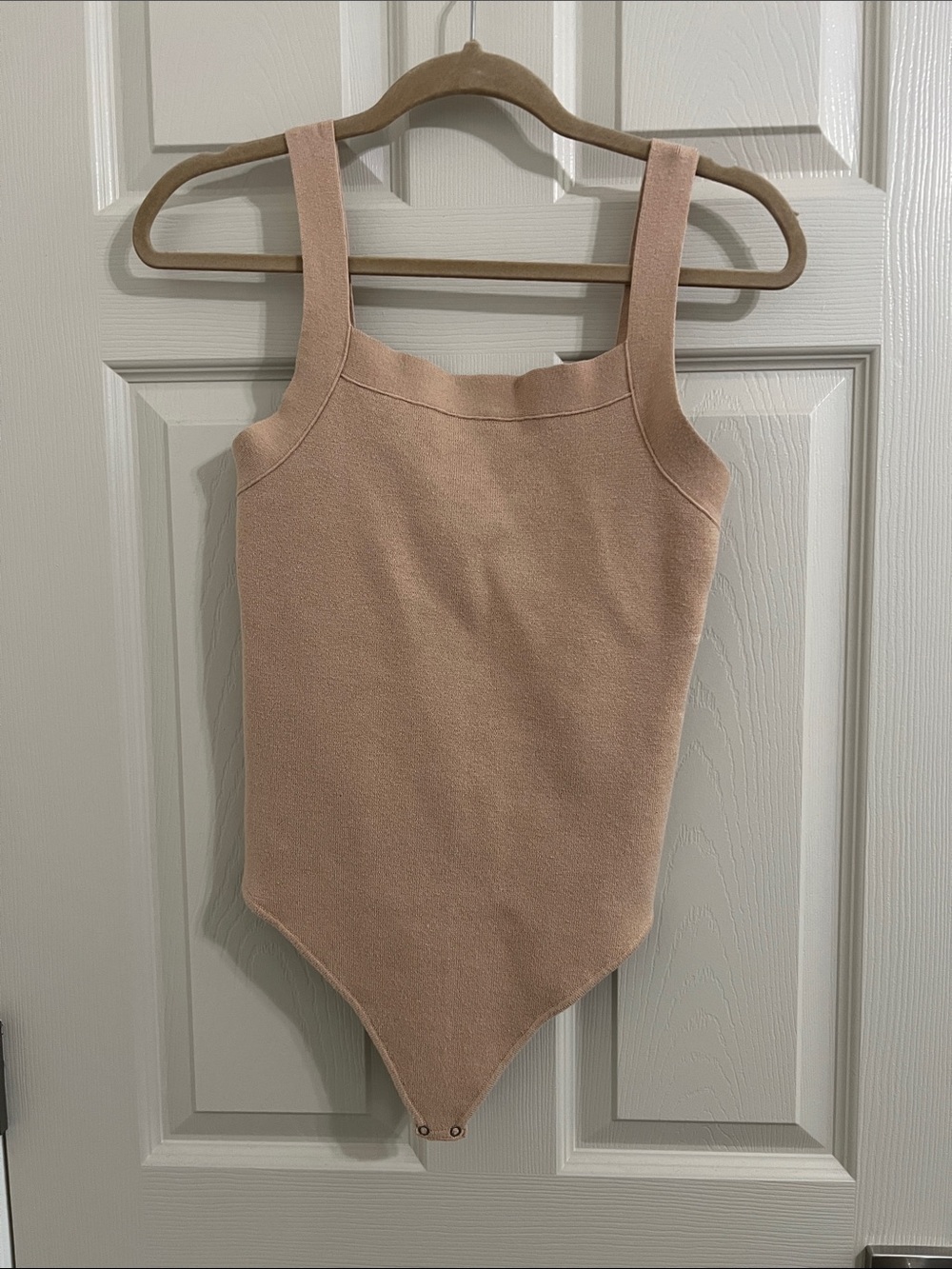 Abercrombie & Fitch tan Sleeveless Bodysuit